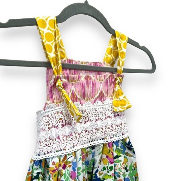 Haute Baby Rose Floral Fancy Spring Easter Little Girls Dress - Picture 4 of 9